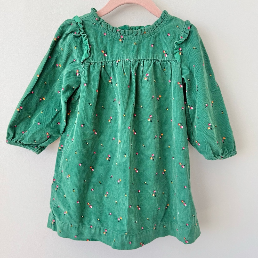 Baby Gap Floral Corduroy Dress